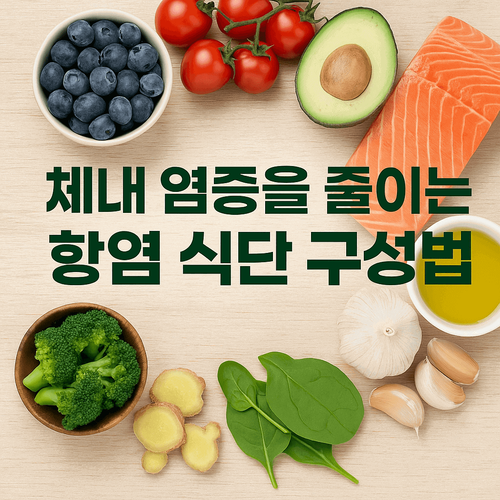체내 염증을 줄이는 항염 식단 구성법